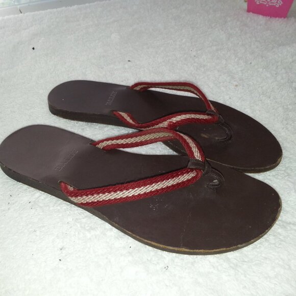 Bally Leather Summer Sandals Womens Worn - Picture 4 of 7